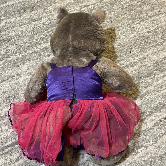 Violet the Wolf Build a Bear Plush Stuffed Animal Workshop Great Wolf Lodge - Picture 7 of 7